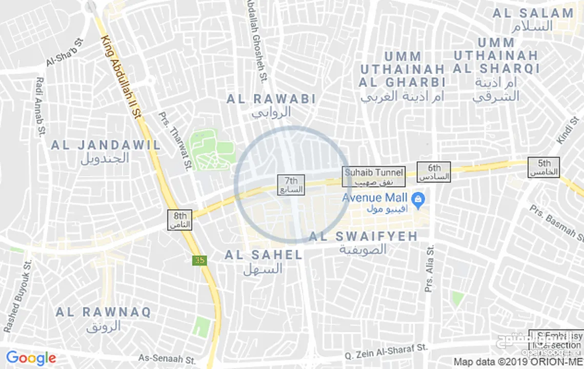 الدوار السابع استوديو خمس نجوم VIP نظافه 100 ٪  لايجار