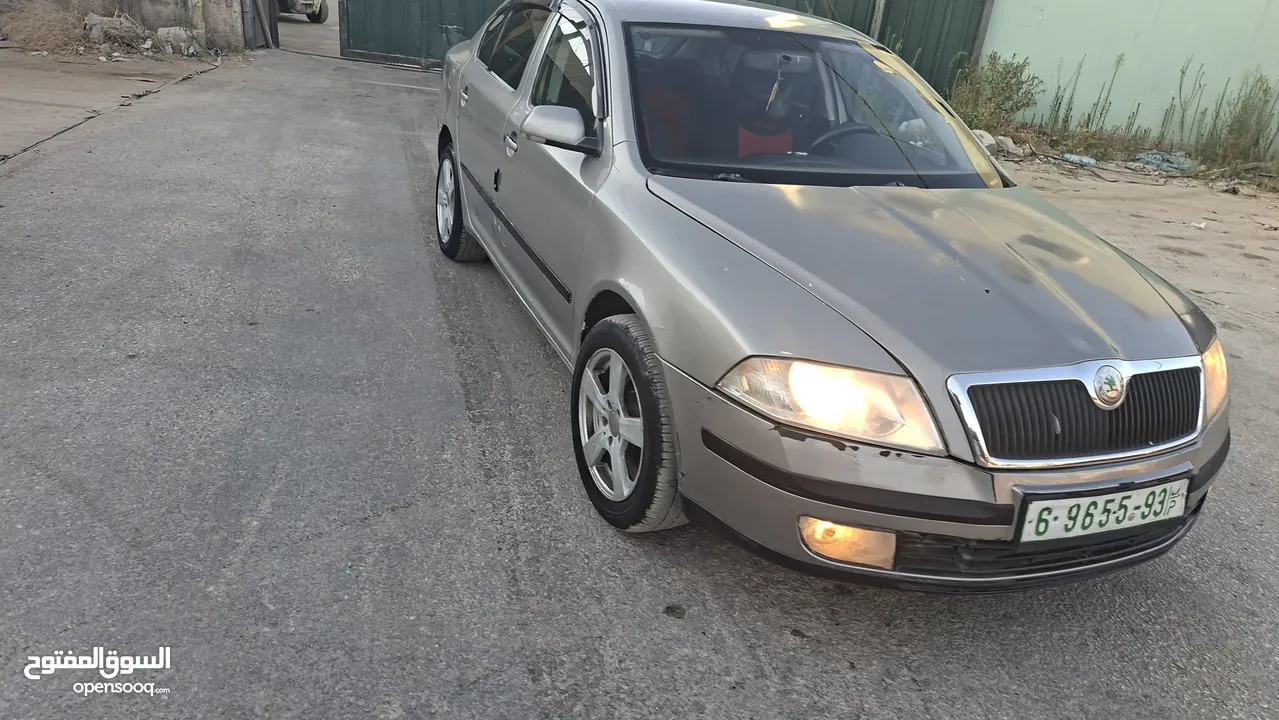 سكودا نيو موديل 2008ديزل _ماتور 1900تربوا_غيار عادي فحص نظيف وسعرحرق كاش وقت المعاينة قطارة سوللر
