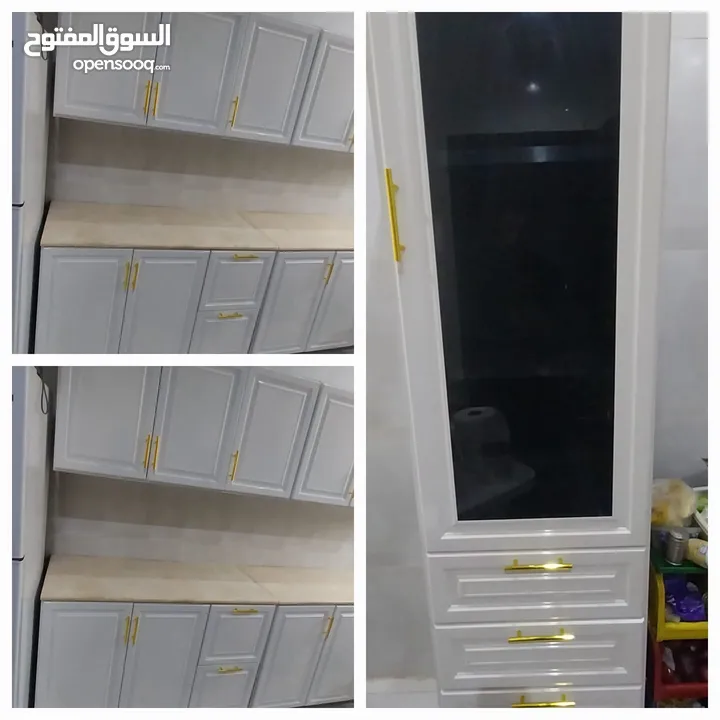مطابخ جديده تفصيل ومعدل وجاهز بأسعار مخفضه