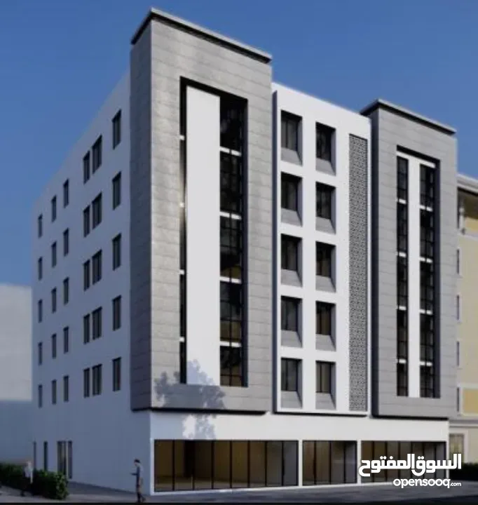 شقة حديثة لم تسكن بعد للبيع في بوشر بجوار جامع محمد الأمين برج المنذر
