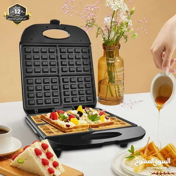 جهاز صنع الوافل 4 قطع بقوة 1400 واط