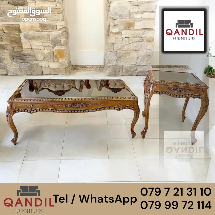 طقم طاولات وسط ضيوف زان