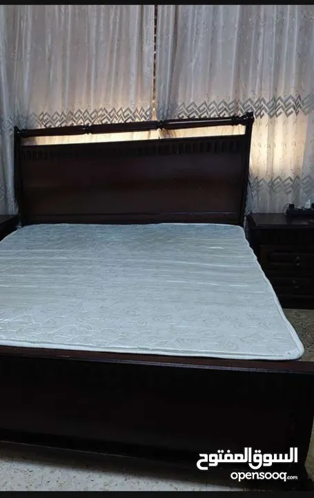 غرفه نوم king size تفصيل ثقيله مستعمله بحاله جيده جداً