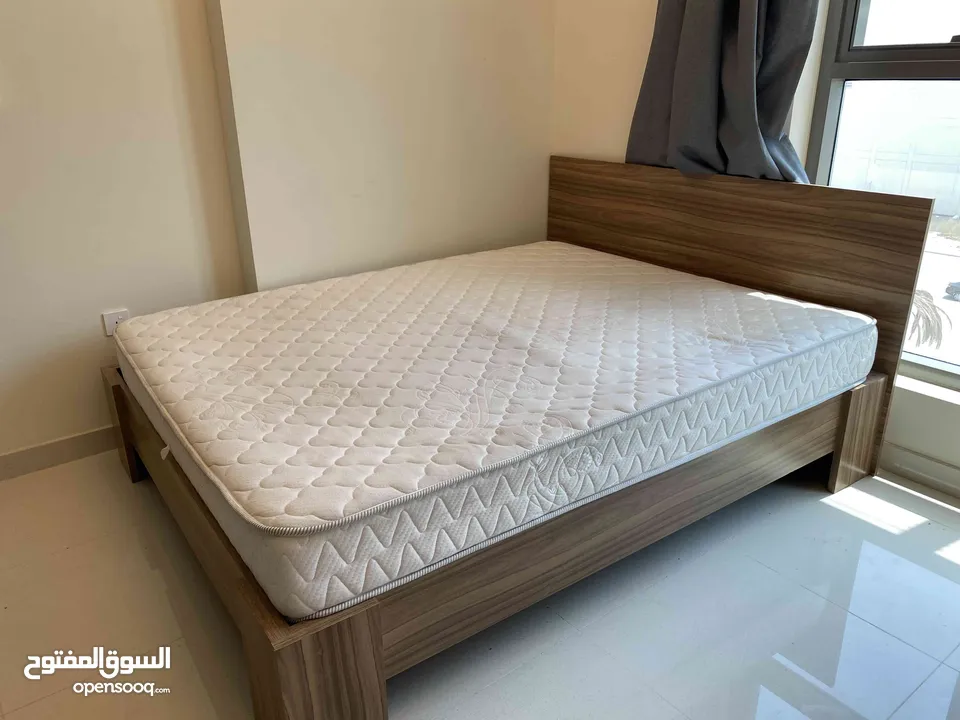 Queen Size Mattress. Dimensions: 150 cm x 200 cm.  Price: 50 OMR. Negotiable.