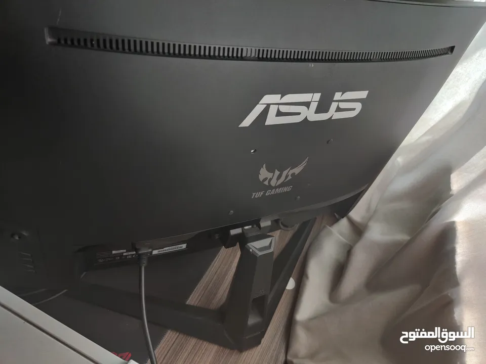 شاشه 165hz   ASUS TUF Gaming VG27VH1B  مستعمله للبيع