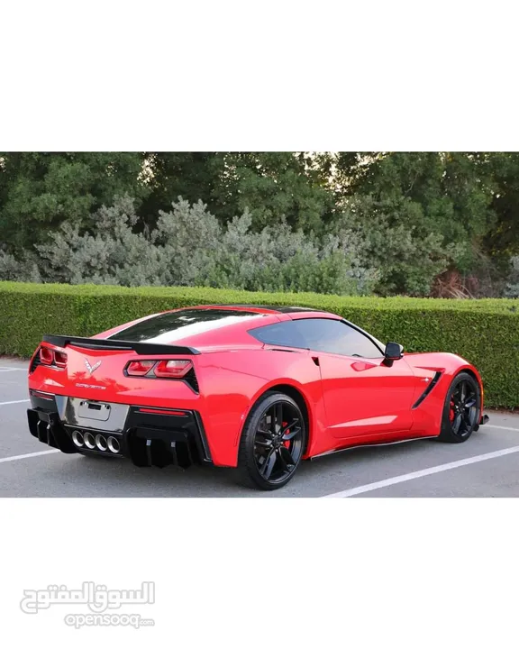 CHEVROLET CORVETTE C7 Z51 GCC  2016    FULL OPTION    شيفروليه كورفت C7 Z51 خليجي 2016 صبغ وكالة