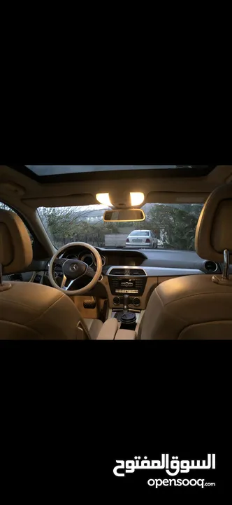 مرسيدس c200 2013 فل اضافت دهان شركه