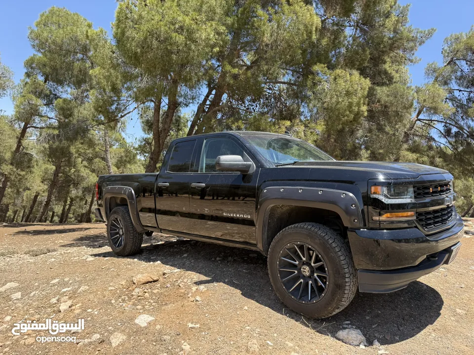 Chevrolet Silverado 2016 – فحص 4 جيد – ترخيص جديد – فل أوبشن – لون أسود