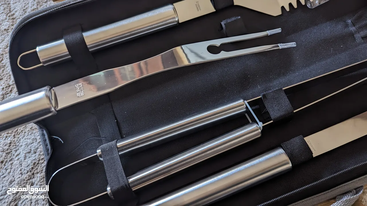 عدة ادوات شوي امريكية جيبسون BBQ Grill Set Gibson جديدة غير مستعمل