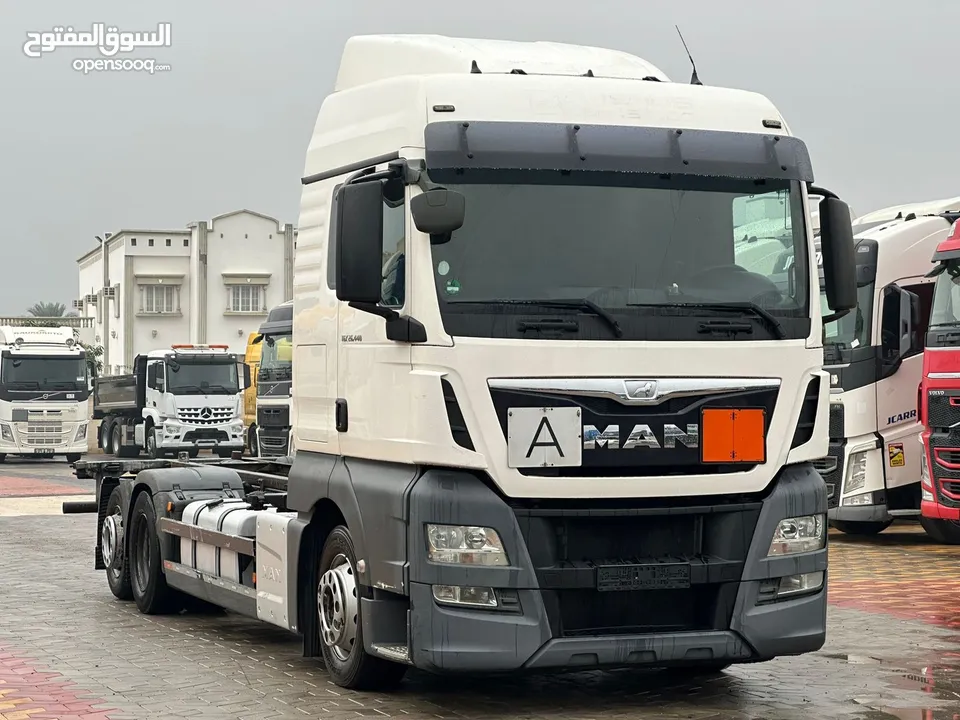 شاحنة مان جير اتوماتيك 2015 MAN tractor 6x2 automatic