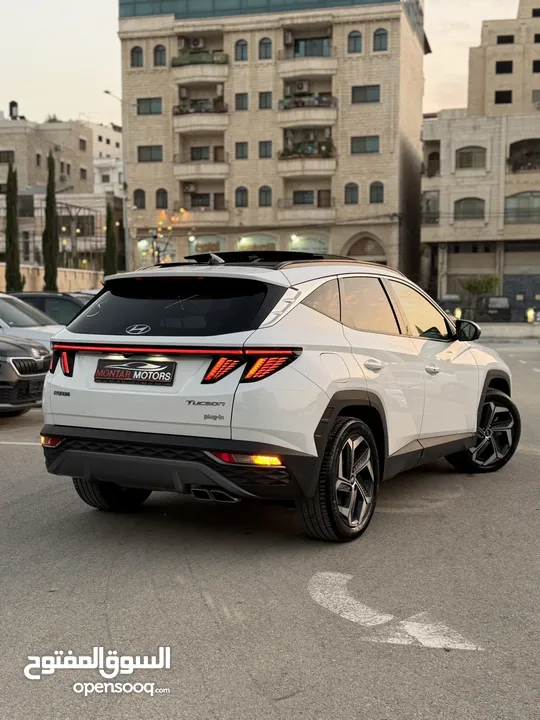 هونداي توسان ترخيص 2022 محرك 1600 هايبرد plug in/يقطع على الشحنه 65 كيلو متر 271 حصان