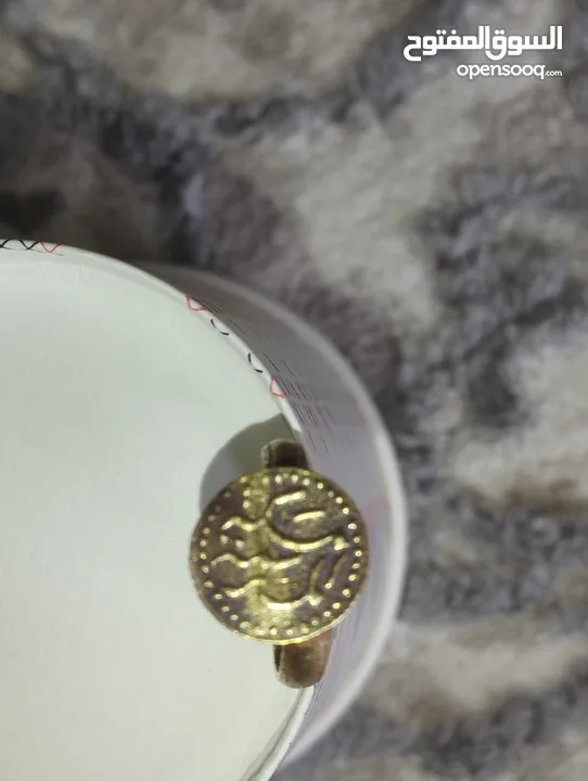 خاتم قديم ونادر من ذهب مكتوب عليه مكه المكرمة