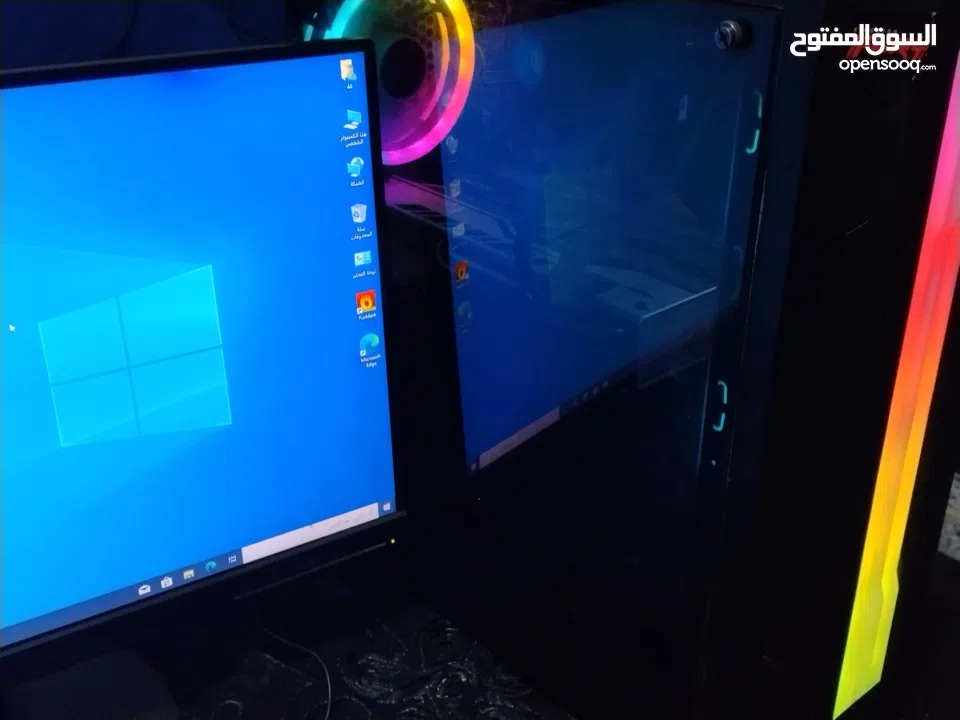 كمبيوتر للبيع المذربورد: GIGABYTE GA-H81M-S2PV الرام: RAM 16 GB كرت الشاشة: SAPPHIRE RX 580 4GB