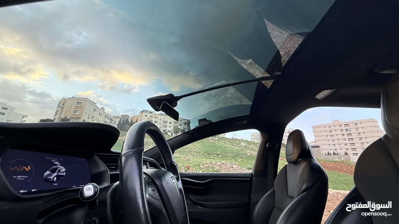 TESLA MODEL X 75D 2018  (تيسلا اكس كرت داخل الوكالة)