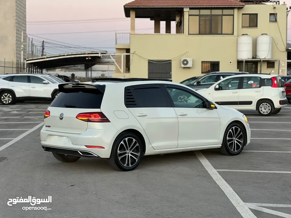 فولكسواجن جولف TSI 2019 اتوماتيك ماتور 1500 فل الفل فتحة  سقف بانوراما