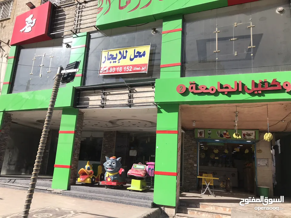محل للايجار 350م في الزرقاء الجديده شارع 36 من المالك مباشره بدون خلو!!!