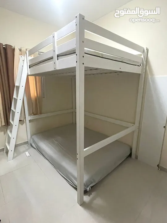 Dubble Bed - Large Size - with 2 Large IKEA mattress