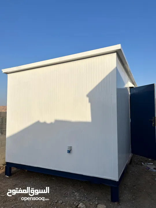 Renovated toilet cabins