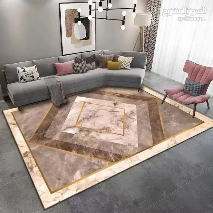 سجاد صيفي مع أرضية مانعة للانزلاق