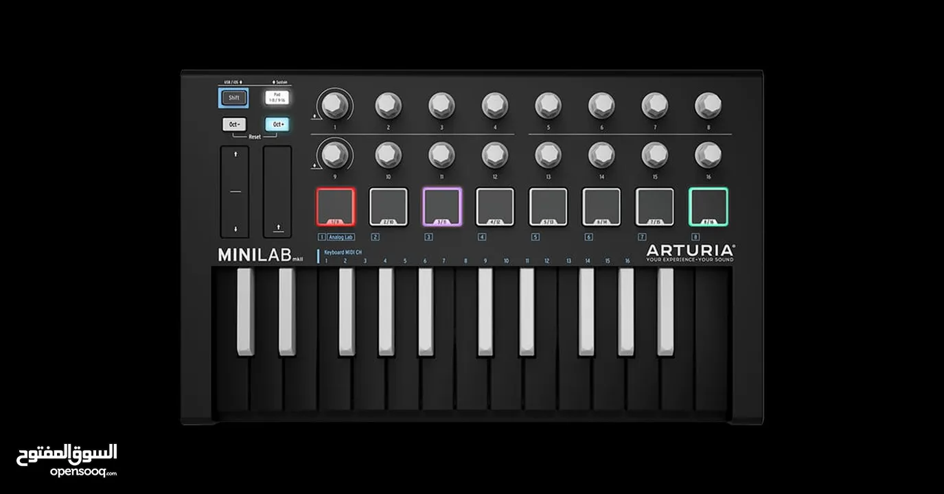 Arturia MiniLab MKII Black Limited Edition بيانو