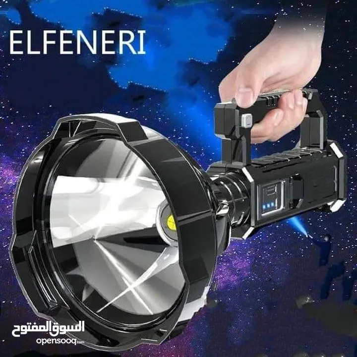 نقدم لكم الكشاف العالي التقنية بتكنولوجيا T6 شريحة الكترونية قوة الاضاءه 1000 ليمن