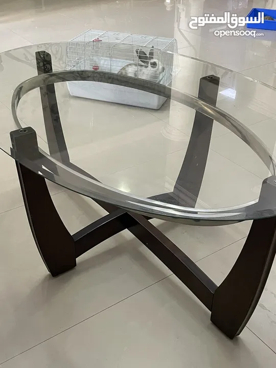 glass coffee table