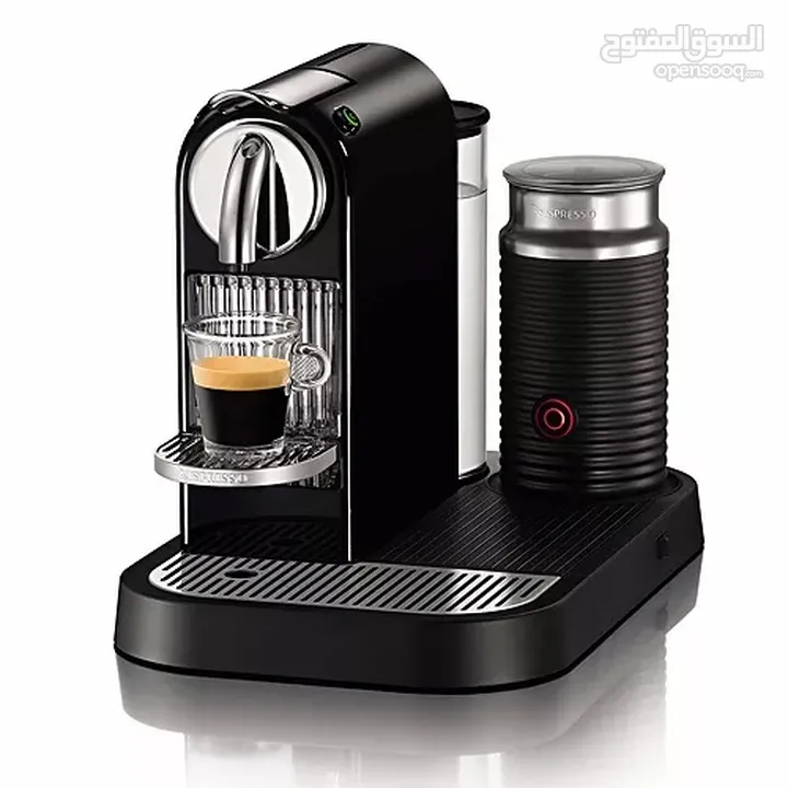 Nespresso"CitiZ & Milk" Espresso,cappuccino,latte Maker, Black  نسبريسو سيتز آن ميلك ساقع/ساخن