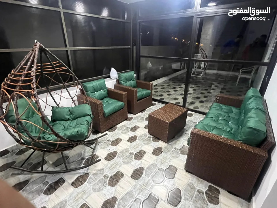 طقم راتان 5 مقاعد