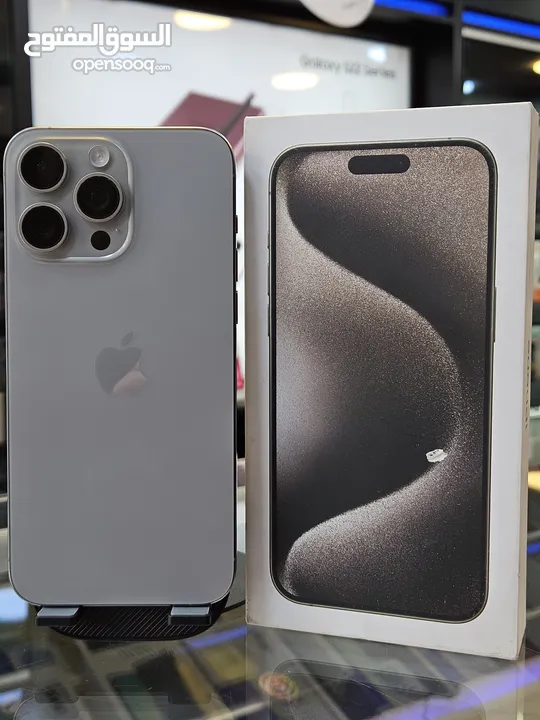Apple Iohone 15 Promax(256GB 15 برو ماكس (256) جيجا وارد الشرق الاوسط