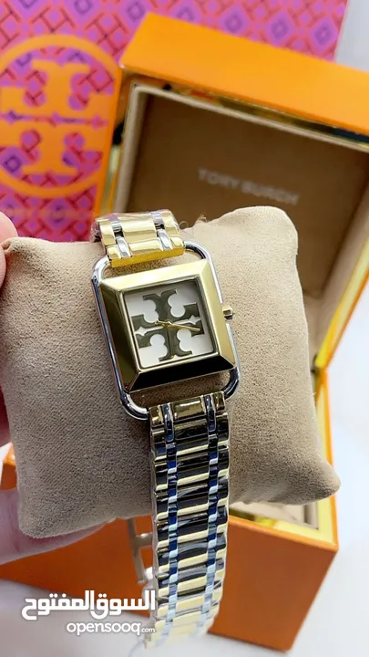 ساعات نسائي من ماركة توري بورش ماستركوالتي جوده عاليه جدا استالس استيل احدث اصدارات الساعات النسائيه