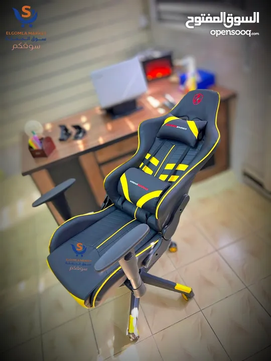 كرسي جيمنج ريكارو مع وسائد طبية كرسي Gaming مستورد بسعر الجملة كرسي 3 ماكينات فل مواصفات كرسي ريكارو