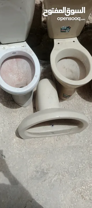 اطقم حمامات + باب المنيوم