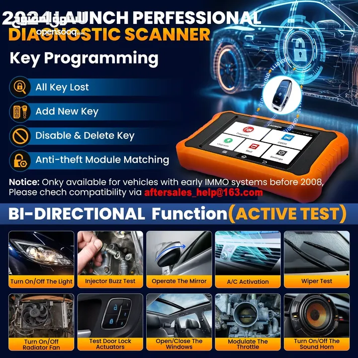 LAUNCH Creader Elite 2.0 Scanner for Mercedes-Benz OBD2 - 430 JD
