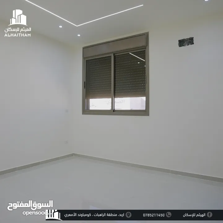شقق فاخرة للبيع في محافظة اربد منطقة الراهبات ( اسكانات الهيثم ) تشطيبات مميزة و مساحات مختلفة