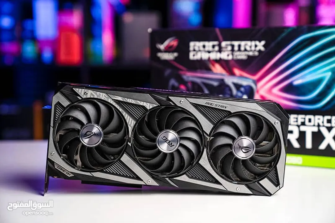 RTX 3080 / RTX3080 ROG STRIX / SUPRIM X /  Evga __ كرت شاشة بحال الجديد