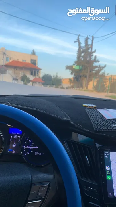 هيونداي سوناتا هايبرد أمريكي 2400 cc موديل  2012 فل عدا الفتحة للبيع أو بدل على سيارة كهرباء