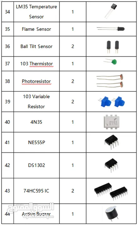 2560 R3 kit arduino كيت اردوينو
