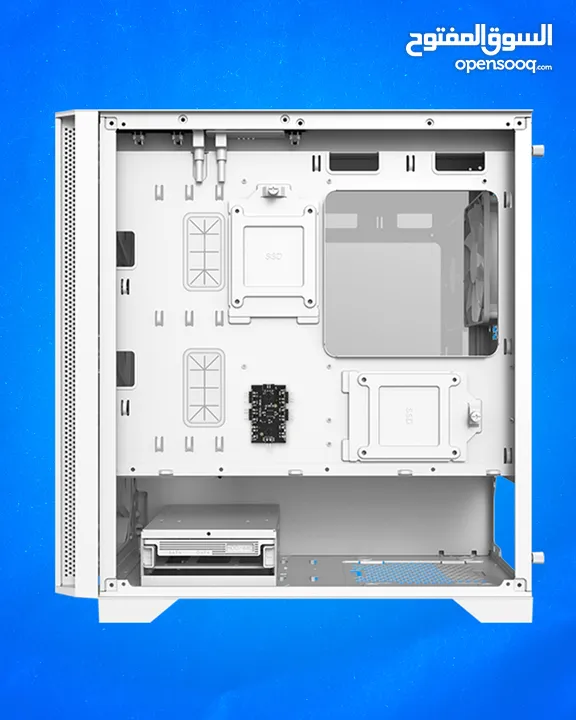 Montech Air 100 ARGB All White Gaming Case - كيس جيمينج باللون الابيض !