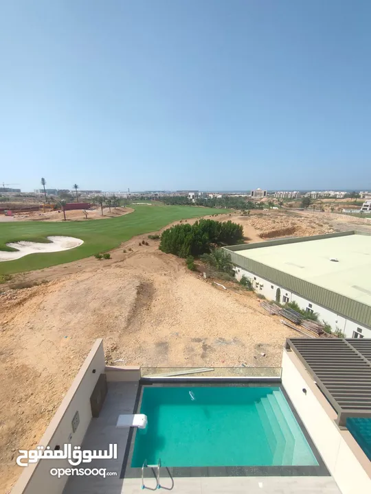 Executive class Brand New Villa at Muscat Hills, facing Golf Course.