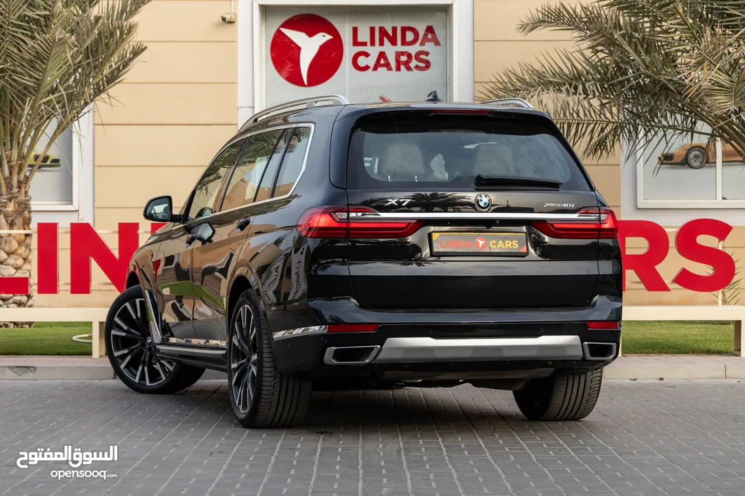 BMW X7 xDrive40i (LOW MILEAGE) 2020 GCC under Agency Warranty and Service Contract