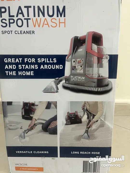 Spot wash vacuum for carpet and sofas