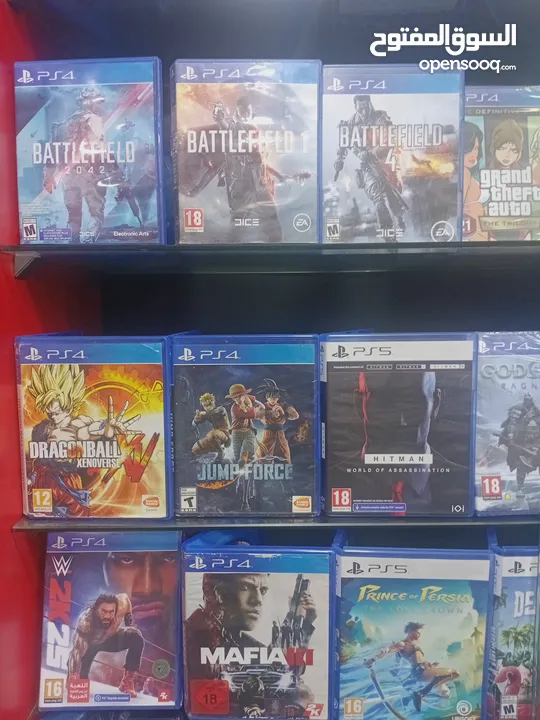 سيديات بلايستيشن فور  و فايف PS4 &PS5 CD.S
