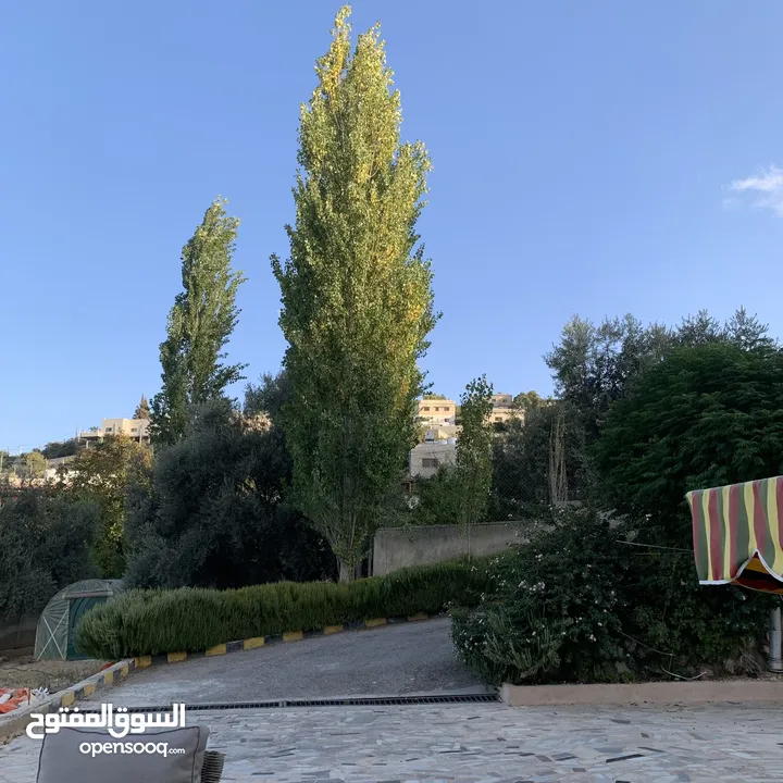 مزرعة فخمة خاصة مع فيلا دوبلكس للبيع في أرقى مناطق السلط ام جوزه ، إطلالات ساحرة وخلابة
