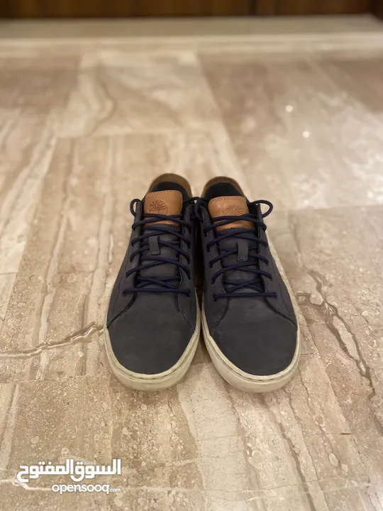 Timberland Mens Lace Casual Shoe - Navy Nubuck