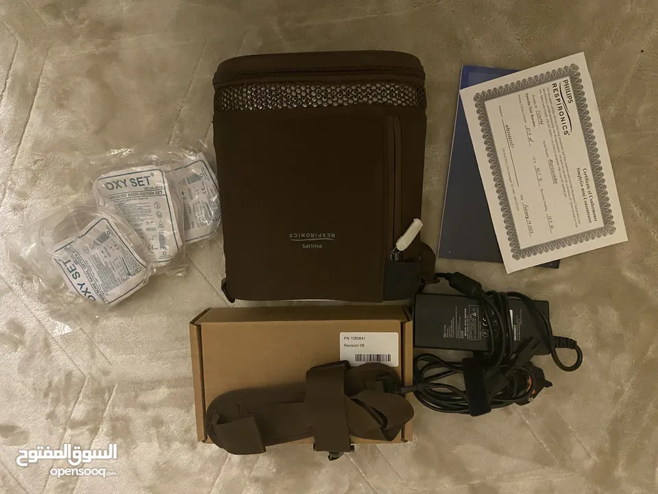 للبيع ( شبه الجديد ) جهاز توليد أكسجين محمول 2 لتر من شركة PHILIPS SIMPLYGO MINI