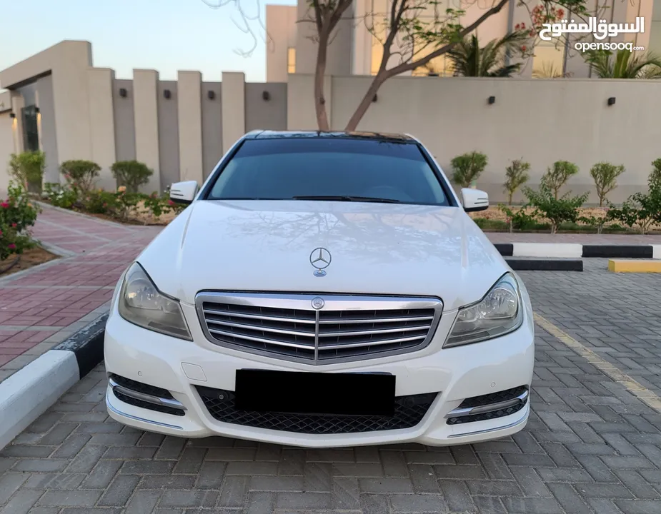 Mercedes C200, Top Option, Gcc Specs, Panoramic Sunroof, Good Condition