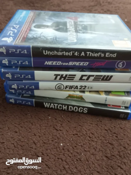 ل بلايستيشن 4 CD مستعمل شهر واحد فقط بحالة ممتازة كلهم ب 350 شيكل  الواحد ب 50 شيكل