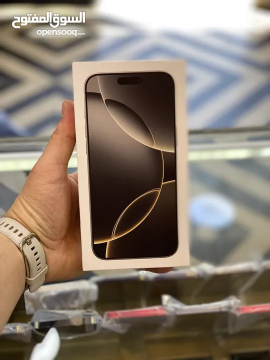 Iphone 16 pro max 256 new new //// ايفون 16 برو ماكس 256 جيجا جديد مسكر بالكرتونة اقل سعر بالاردن