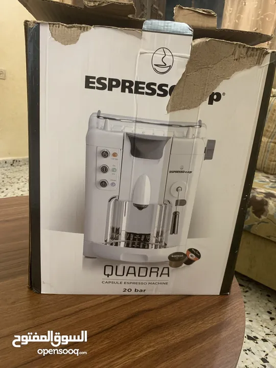 ماكينة ESPRESSO CAP موديل QUADRA اصلية