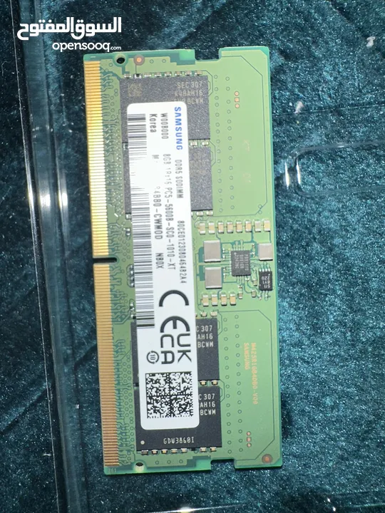 رامات لابتوب 16 جيجا(8x2) نوع سامسونج DDR5